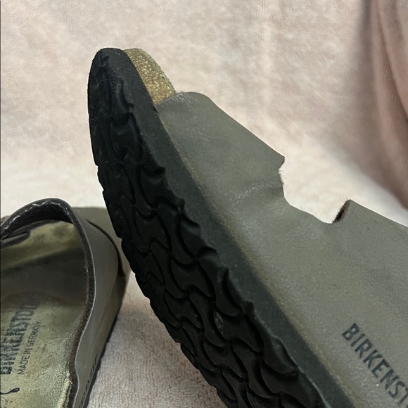 Birkenstocks brown sandals, sz L 5 - Picture 7 of 15